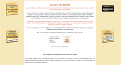 Desktop Screenshot of lernen-im-schlaf.com